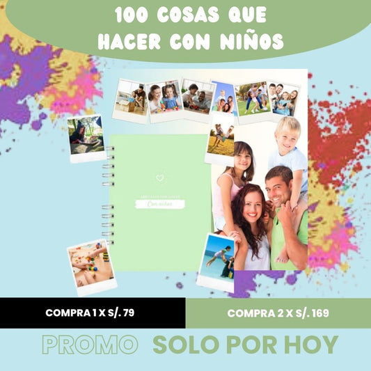 100 Cosas por hacer Con Niños  | ENVÍO GRATIS