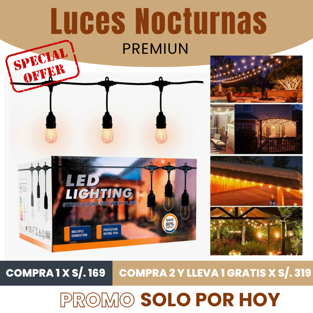 Guirnalda LED Premium I ENVÍO GRATIS