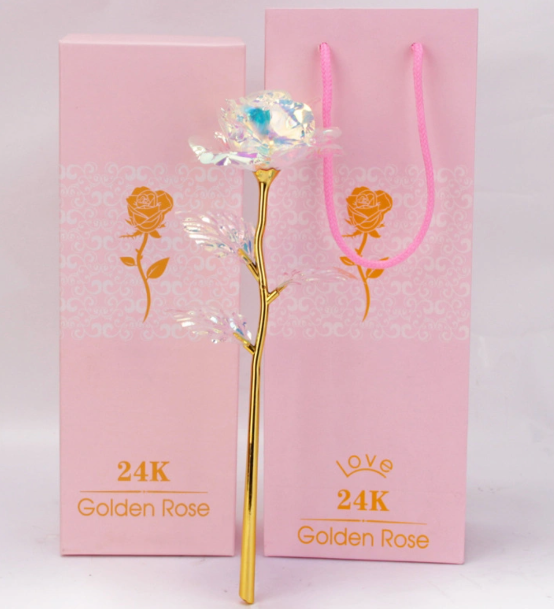 Rosa infinita Caja, Bolsa de regalo y ENVIO GRATIS