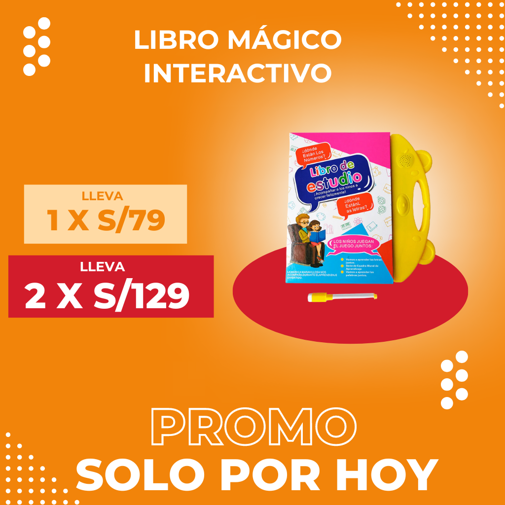 LIBRO MÁGICO INTERACTIVO | ENVÍO GRATIS
