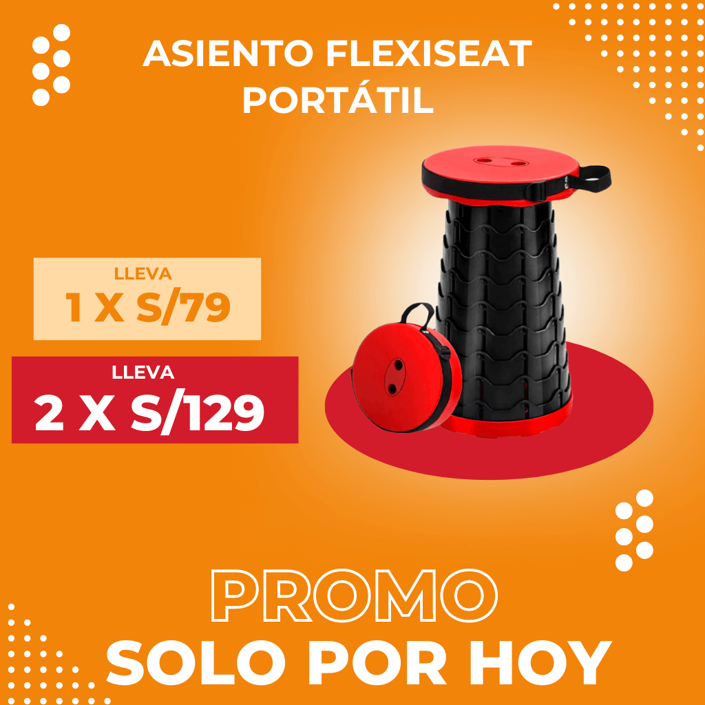 ASIENTO FLEXISEAT PORTÁTIL | ENVÍO GRATIS