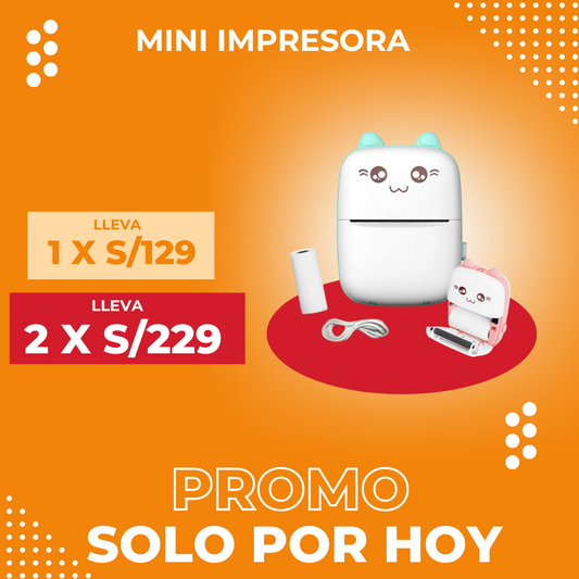 MINI IMPRESORA | ENVÍO GRATIS