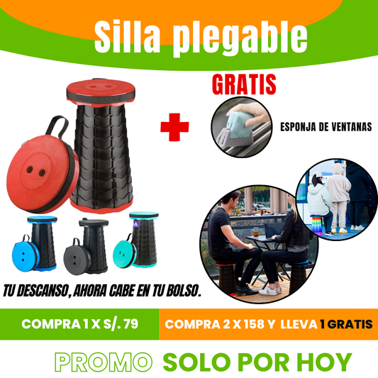 Silla Plegable Ortopedica I ENVÍO GRATIS