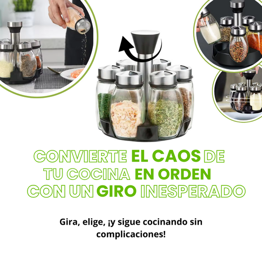OFERTA CONDIMENTERO ROTATIVO I ENVÍO GRATIS