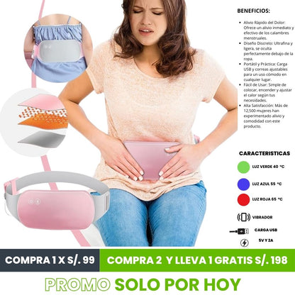 Cinturon de Alivio Menstrual Termico| ENVÍO GRATIS