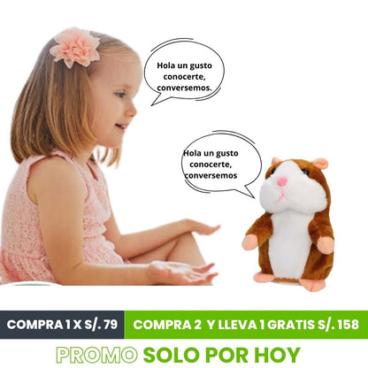 CUY HAMSTER PLOMO HABLADOR INTERACTIVO| ENVÍO GRATIS