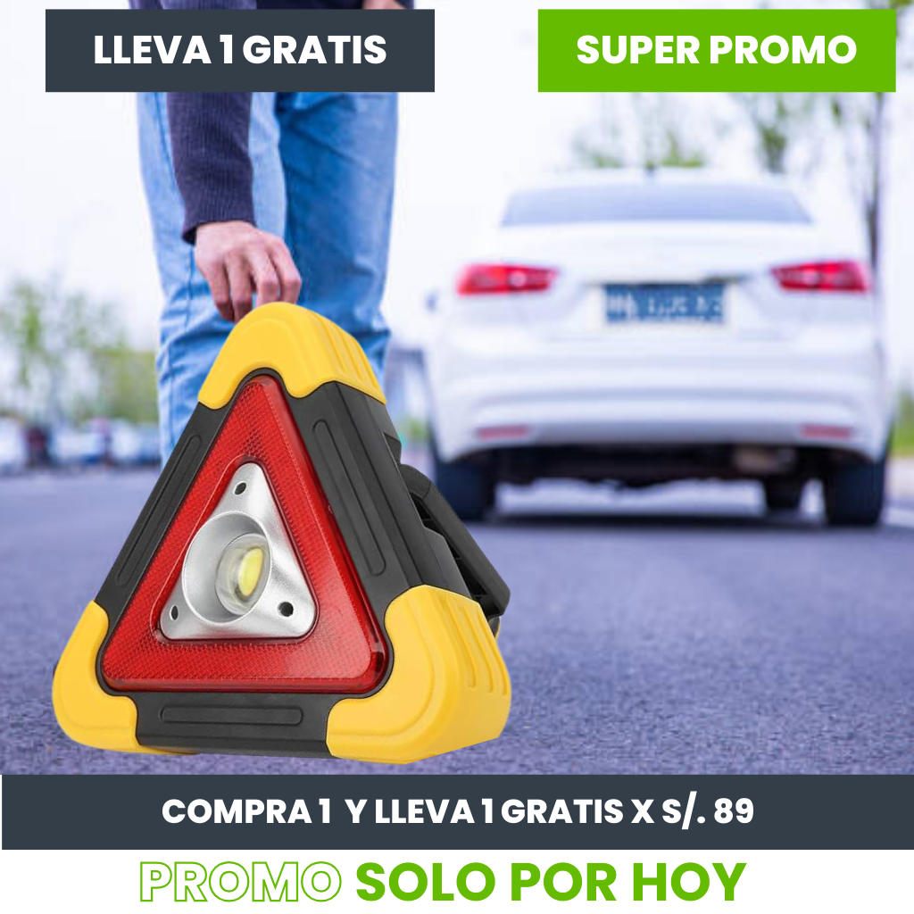 OFERTA 2X1 TRIANGLE DE SUPERVIVENCIA CON PANEL SOLAR 2 EN 1 | ENVÍO GRATIS