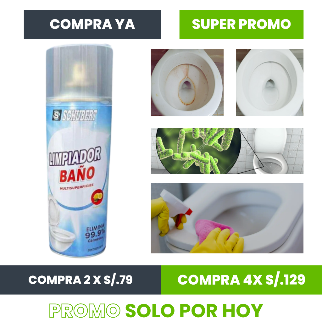 SPRAY MAGIC PARA BAÑO | Envío gratis