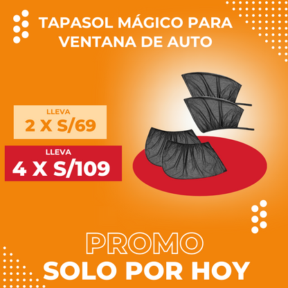 TAPASOL MÁGICO PARA VENTANA DE AUTO | ENVÍO GRATIS